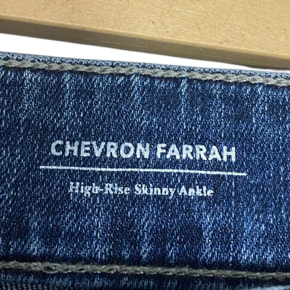 AG Adriano Goldschmied Jeans Womens 26 Blue High Rise Farrah Skinny Ankle NWT